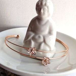 Women's Cuff Bracelet Rose Gold Tone NWOT